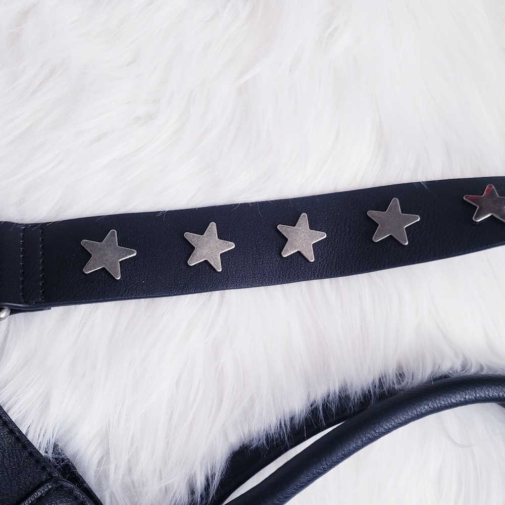 INC Vegan Leather Star Studded Tote Handbag - Picture 4 of 8